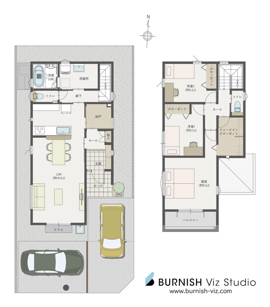 戸建て,トレース,間取り図,