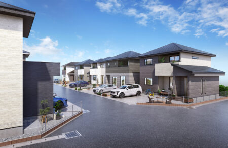 分譲,パース,不動産,街並み,CG,